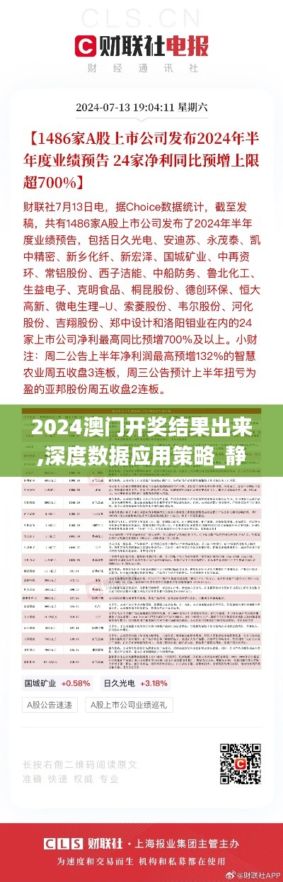 2024澳门开奖结果出来,深度数据应用策略_静态版16.700