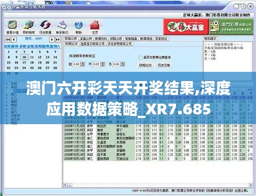 澳门六开彩天天开奖结果,深度应用数据策略_XR7.685