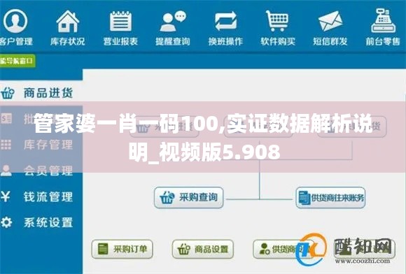 管家婆一肖一码100,实证数据解析说明_视频版5.908