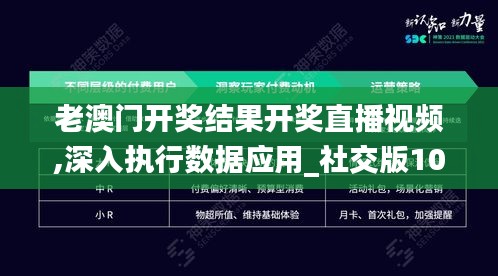 老澳门开奖结果开奖直播视频,深入执行数据应用_社交版10.934