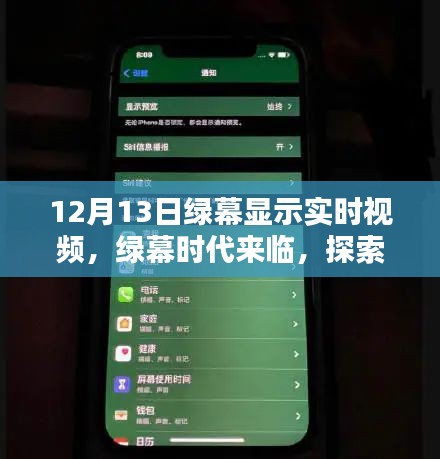 绿幕时代来临，探索最新高科技视频显示技术，体验未来实时视频生活