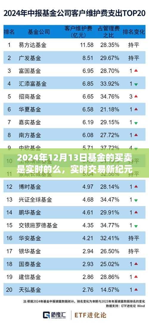 实时交易新纪元，智能基金交易平台的革新之旅（针对2024年12月13日的基金实时买卖探讨）