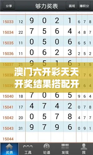 澳门六开彩天天开奖结果搭配开奖记录表查询功能介绍，享受极致的透明与公正