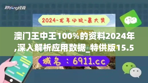 澳门王中王100%的资料2024年,深入解析应用数据_特供版15.532