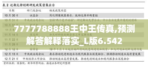 7777788888王中王传真,预测解答解释落实_L版6.542