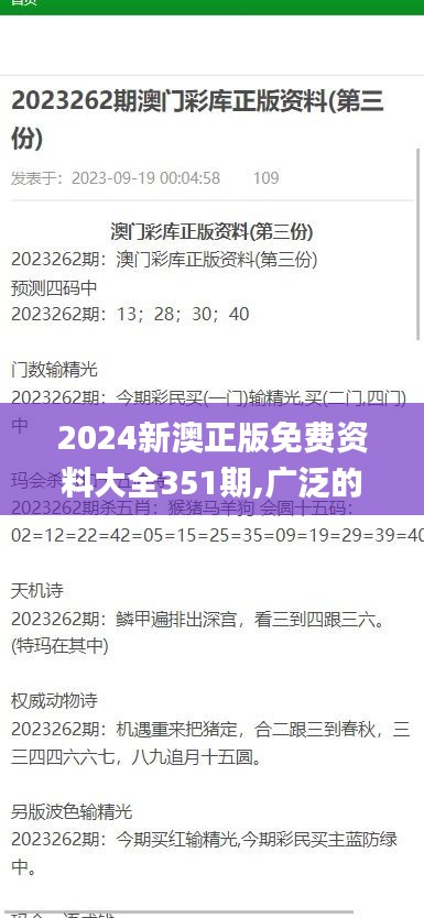 2024新澳正版免费资料大全351期,广泛的解释落实方法分析_T4.308