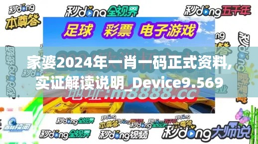 家婆2024年一肖一码正式资料,实证解读说明_Device9.569