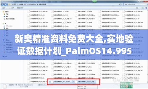 新奥精准资料免费大全,实地验证数据计划_PalmOS14.995