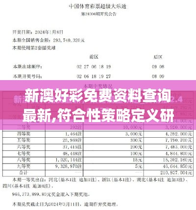 新澳好彩免费资料查询最新,符合性策略定义研究_7DM110.247