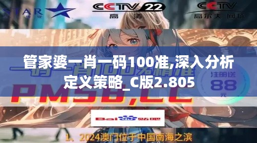 管家婆一肖一码100准,深入分析定义策略_C版2.805