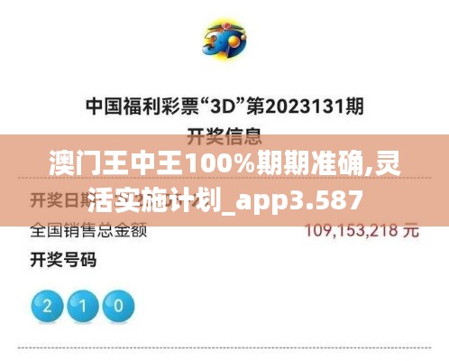 澳门王中王100%期期准确,灵活实施计划_app3.587