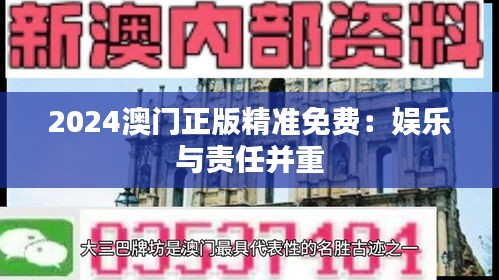 2024澳门正版精准免费：娱乐与责任并重