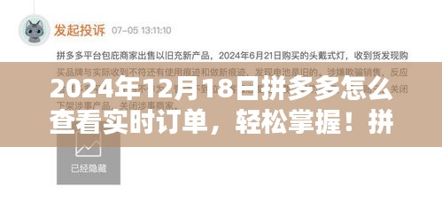 拼多多实时订单查看指南，轻松掌握订单动态（最新指南，适用于2024年12月）