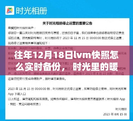 往年12月18日LVM快照实时备份指南，时光中的暖心快照与友情故事