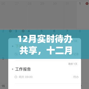 十二月待办共享，高效规划日程，轻松生活共享计划