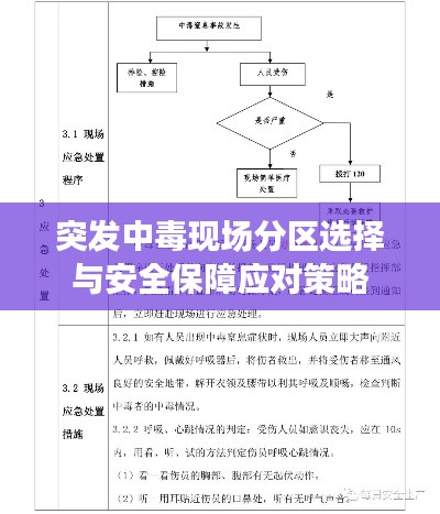 突发中毒现场分区选择与安全保障应对策略