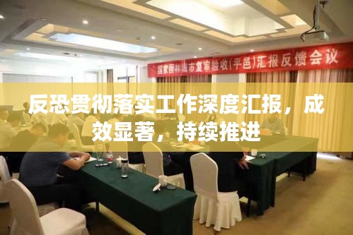 反恐贯彻落实工作深度汇报，成效显著，持续推进