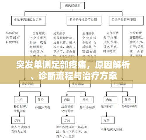 突发单侧足部疼痛，原因解析、诊断流程与治疗方案