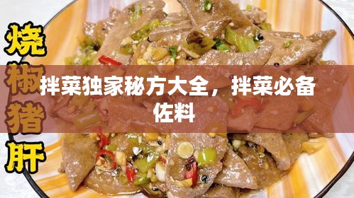 拌菜独家秘方大全，拌菜必备佐料 