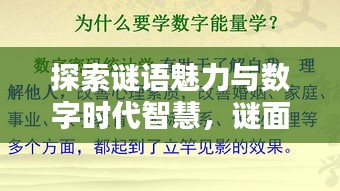 探索谜语魅力与数字时代智慧，谜面断字与百度搜索的奇妙结合