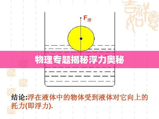 物理专题揭秘浮力奥秘