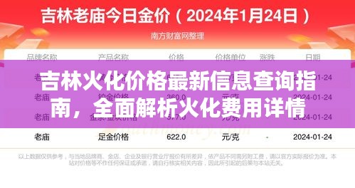 吉林火化价格最新信息查询指南，全面解析火化费用详情