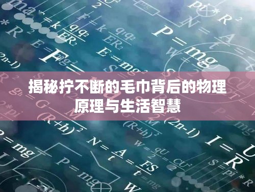 揭秘拧不断的毛巾背后的物理原理与生活智慧