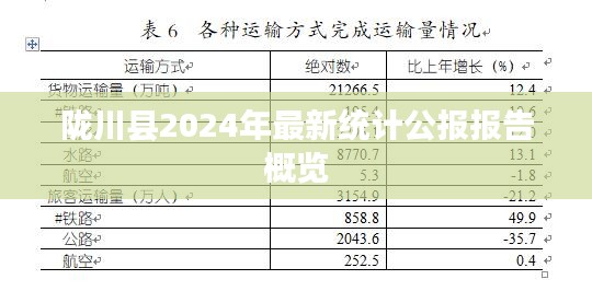 陇川县2024年最新统计公报报告概览