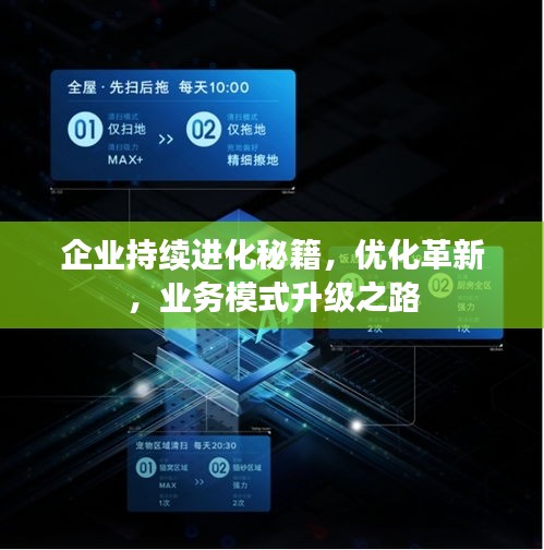 企业持续进化秘籍，优化革新，业务模式升级之路
