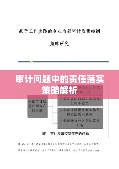 审计问题中的责任落实策略解析