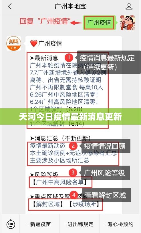 天河今日疫情最新消息更新