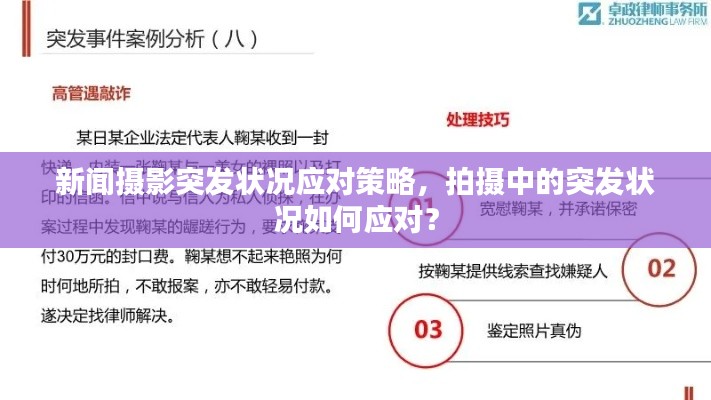 新闻摄影突发状况应对策略，拍摄中的突发状况如何应对？