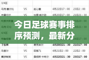 今日足球赛事排序预测，最新分析揭秘胜者名单